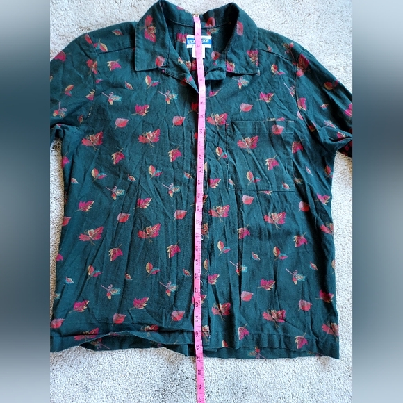 Pendleton Vintage Button-up Autumn Fall Leaf Print - Picture 6 of 10